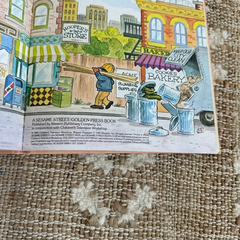 Vintage Children’s Book Sesame Street 'What Do You Do?' vintage children’s Kids